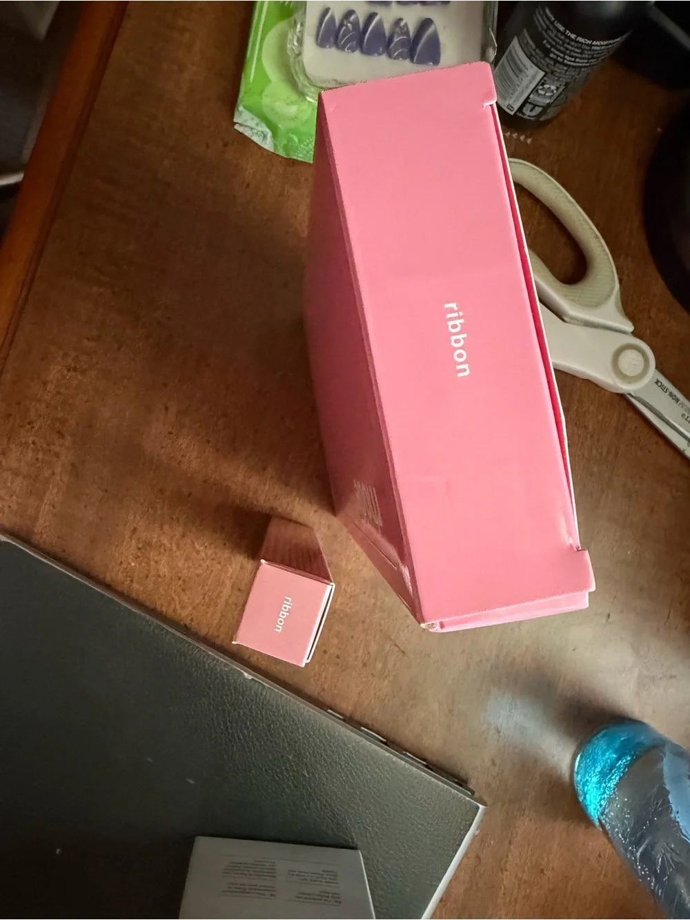 RHODE IPhone 17 Pro Max phone case and matching Lippie in color Ribbon
